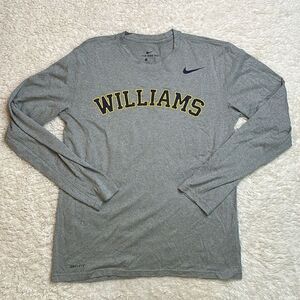 Nike Williams Athletic Long Sleeve Gray, Yellow, Purple Size Medium